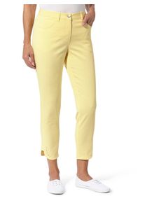 Classic Basics Damen 7/8-Jeans, gelb, Gr. 44, unifarben, 97% Baumwolle, 3% Elasthan, Jeans