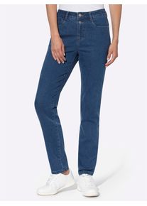 Heine Damen Bequeme Jeans, blau, Gr. 36, unifarben, 81% Baumwolle, 17% Polyester, 2% Elasthan, Jeans