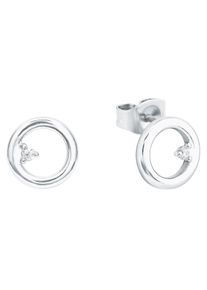 Amor Damen Paar Ohrstecker "2026260", Silber 925 (Sterlingsilber), bunt, Silber 925 (Sterlingsilber), Ohrringe, mit Zirkonia (synth.)