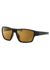 Damen Sonnenbrille "Sportfassung ambelis 75", schwarz, casual, Eschenbach OPTIK, Brillen, mit Polarisation zur Reduzierung extremer Reflexionen