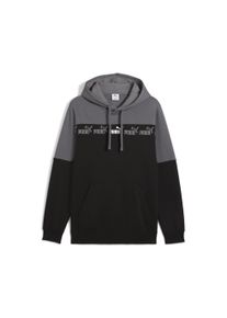 Puma Herren Hoodie "Around The Block Hoodie Herren", grau, Gr. L, Obermaterial: 34% Polyester, 66% Baumwolle; Kapuzenfutter: 100% Baumwolle; Rippe: