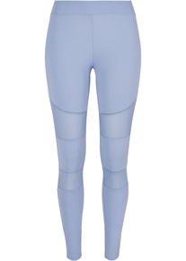 Urban Classics Damen Leggings "Urban Classics Damen Ladies Tech Mesh Leggings", blau, Gr. S, unifarben, 80% Polyamid, 20% Elasthan, Hosen
