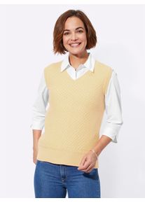 Classic Basics Damen Pullunder "Pullunder", gelb, Gr. 38, unifarben, 100% Polyacryl, Pullover