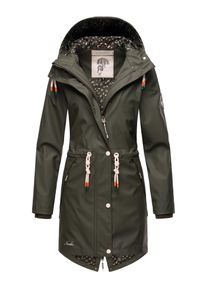 Navahoo Damen Regenjacke "Tropical Stormoo", grün, modisch, Gr. XL, Obermaterial: 70% Polyester, 30% Polyurethan, Innenfutter: 100% Polyester,