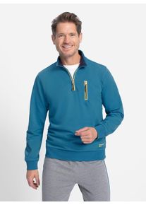 Catamaran Herren Sweatshirt, blau, Gr. 44, unifarben, 50% Baumwolle, 50% Polyester, Sweatshirts