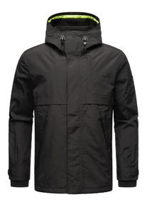 STONE HARBOUR Herren Regenjacke "Zanjaar", schwarz, modisch, Gr. XL, Obermaterial: 100% Nylon, Innenfutter: 100% Polyester, Ärmelfutter: 100%