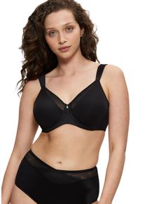 Triumph Damen Minimizer-BH "True Shape Sensation W01", Gr. 95, schwarz, Jersey, Tüll, Obermaterial: 65% Polyamid, 26% Elasthan (LYCRA), 9% Polyester,