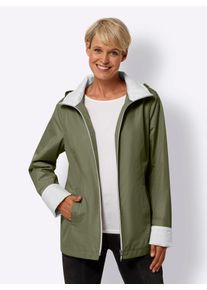 Classic Basics Damen Langjacke, grün, Gr. 48, unifarben, 100% Polyester, Jacken