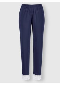 wäschepur WÄSCHEPUR Damen Schlafanzug, Gr. 36, blau, 50% Baumwolle, 50% Modal, Homewear-Sets