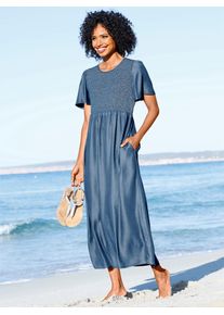 Heine Damen Sommerkleid "Kleid", blau, Gr. 36, unifarben, 100% Lyocell, Kleider