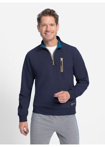 Catamaran Herren Sweatshirt, blau, Gr. 44, unifarben, 50% Baumwolle, 50% Polyester, Sweatshirts