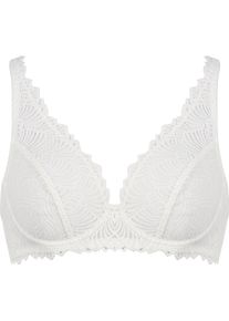 Naturana Damen Bügel-BH, Gr. 75, beige, Obermaterial: 89% Polyamid, 11% Elasthan. Futter: 92% Polyamid, 8% Elasthan, unifarben, leicht transparent,