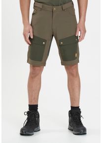 WHISTLER Herren Shorts "ERIC", grün, casual, Gr. 4XL, mehrfarbig, 65% Polyester, 35% Baumwolle, Hosen, mit atmungsaktivem Funktionsstretch
