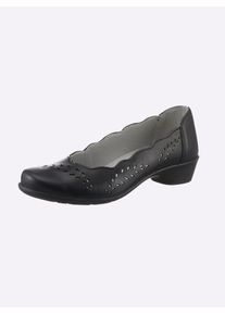 Casual Looks Damen Pumps, Gr. 40, schwarz, Glattleder, feminin, Schuhe
