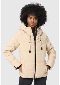 Marikoo Damen Winterjacke "Shimoaa XVI", beige, Gr. XL, Obermaterial: 100% Polyester; Futter: 100% Polyester; Wattierung: 100% Polyester;