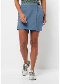 Jack Wolfskin Damen Hosenrock "WANDERMOOD SKORT W", blau, Gr. 34, OBERSTOFF: 90% POLYAMID, 10% ELASTHAN; Futter: 100% POLYESTER, Röcke