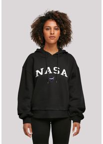 F4NT4STIC Damen Kapuzenpullover "NASA Collegiate Logo", schwarz, casual, Gr. XS, Obermaterial: 100% Baumwolle, Pullover, Print