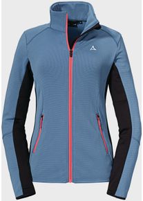 Schöffel SCHÖFFEL Damen Fleecejacke "Fleece Jacket Lodron L", blau, sportlich, Gr. 36, Oberstoff : 94% Polyester 6% Elasthan Oberstoff Seitenteile: 94%