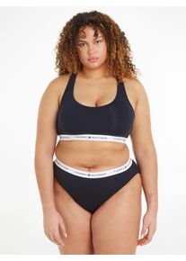 Damen Sport-Bustier, Tommy Hilfiger Underwear, Gr. XXL, blau, Stoff, Obermaterial: 53% Baumwolle, 35% Modal, 12% Elasthan, mehrfarbig, sportlich,
