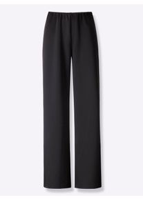 Classic Basics Damen Jerseyhose, schwarz, Gr. 28, unifarben, 100% Polyester, Hosen