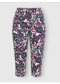 wäschepur WÄSCHEPUR Damen Capri-Pyjama, Gr. 36, blau, 50% Baumwolle, 50% Modal, Homewear-Sets