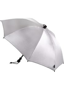 Euroschirm Stockregenschirm "birdiepal outdoor, silber, extra stabil", silber, Bezug: 100% Polyester, uni, Regenschirme, Schultertragegurt an der