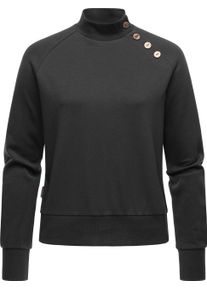 Ragwear Damen Sweatshirt "Majjorka Solid", blau, casual, Gr. 5XL, Sweatware, Material: 70% Baumwolle, 30% Polyester, Sweatshirts, Damen Langarmshirt