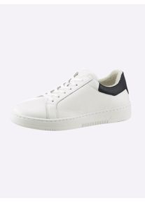 Heine Damen Sneaker, Gr. 37, blau, Leder, Rindsleder, Rindsleder, modisch, Schuhe