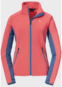 Schöffel SCHÖFFEL Damen Fleecejacke "Fleece Jacket Lodron L", rot, sportlich, Gr. 38, Oberstoff : 94% Polyester 6% Elasthan Oberstoff Seitenteile: 94%