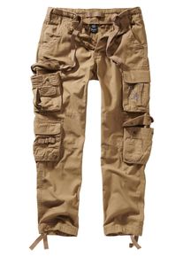 Brandit Herren Stoffhose "Brandit Herren Pure Slim Fit Trouser", beige, Gr. M, 100% Baumwolle, Hosen