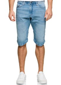 INDICODE Herren Shorts "INKem", blau, modisch, Gr. XXL, washed, Denim/Jeans, Obermaterial: 98% Baumwolle, 2% Elasthan, Hosen