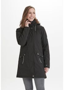 WHISTLER Damen Parka "NAMOL", schwarz, casual, Gr. 46, unifarben, 96% Polyester, 4% Elasthan, Jacken, mit 10.000 mm Wassersäule