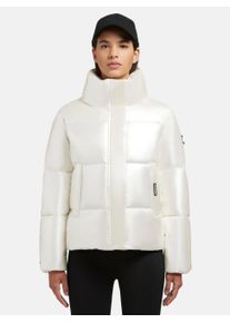 Khujo Damen Steppjacke "Rinja Shiny-YM", weiß, modisch, Gr. L, Obermaterial: 50% Polyester 50% Polyurethan, Innenfutter: 100% Nylon, Wattierung: 100%