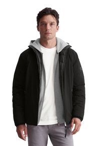 Marc O'Polo MARC O'POLO Herren Wendejacke, schwarz, casual, Gr. S, Obermaterial: 100% Polyester. Futter: 100% Polyester. Wattierung: 100% Polyester (REPREVE),