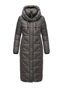 Navahoo Damen Steppmantel "Waffelchen", grau, modisch, Gr. L, Obermaterial: 100% Polyester, Futter: 100% Polyester, Wattierung: 100% Polyester,