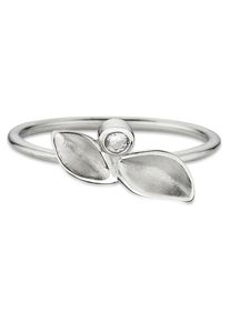Bruno Banani Damen Fingerring "Schmuck Geschenk Silber 925 Damenring Blatt", 53, Silber 925 (Sterlingsilber), 1,3mm, silber, Silber 925