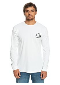 Quiksilver Herren Langarmshirt "The Original", weiß, Gr. S, 100% Baumwolle, Shirts