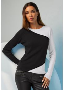 Heine Damen Strickpullover "Pullover", schwarz, Gr. 42, unifarben, 80% Viskose, 20% Polyamid, Pullover