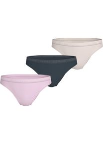 Damen Bikinislip "3 PACK BIKINI", Tommy Hilfiger Underwear, Gr. S, pink, Jersey, Obermaterial: 56% Modal, 36% Baumwolle, 8% Elasthan, unifarben,