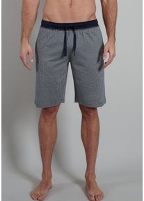 Götzburg GÖTZBURG Herren Bermudas "Brooklyn", Gr. 54, blau, Single Jersey, Obermaterial: 100% Baumwolle, gemustert, modisch, Hosen, mit seitlichen