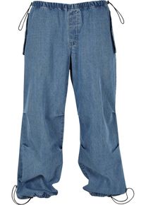 Urban Classics Herren Bequeme Jeans "Urban Classics Herren Parachute Jeans Pants", blau, casual, Gr. XL, unifarben, 100% Baumwolle, Jeans
