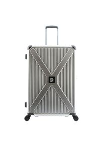 DISCOVERY Koffer "Crossroad", silber, Polyester, sportlich, Koffer, Polycarbonate Material