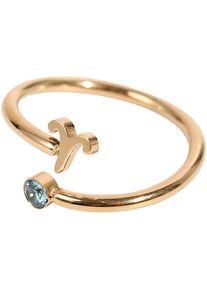Firetti Damen Fingerring "Schmuck Geschenk Damenring Sternzeichen", 5 g, Widder, Edelstahl, 1,2mm, bunt, Edelstahl, Fingerringe, Made in Germany -