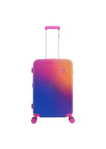 Saxoline Koffer "Twist", pink, modisch, Koffer, aus ABS/PC-Material