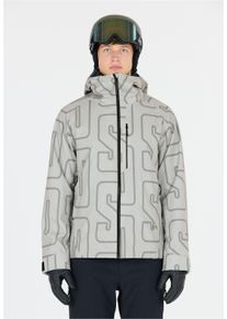 SOS Herren Skijacke "Cervinia", grau, casual, Gr. XXL, bedruckt, unifarben, 100% Polyester, Jacken, Mit hochfunktionalem Wetterschutz