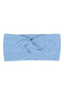 Zwillingsherz Damen Stirnband, blau, casual,modisch,feminin, unifarben, Strick, Kaschmir, Mützen, Knoten vorn, Cashmere, Feinstrick