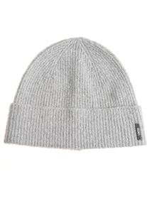 Cinque Damen Strickmütze "ARTUNO", silber, Obermaterial: 80% Baumwolle, 16% Polyamid, 4% Elasthan, Mützen, aus kuschelweicher Baumwollmischung,