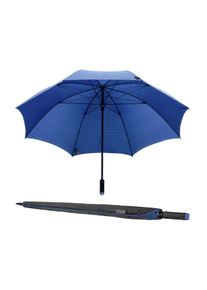 Euroschirm Stockregenschirm "birdiepal rain", blau, Bezug: 100% Polyester, uni, Regenschirme, Regenschirm für Zwei, extra großes Dach in XXL-Größe