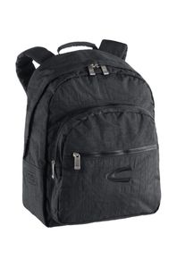 Camel Active Rucksack "Journey", schwarz, Nylon, aufgeraut, clean, unifarben, bestickt, Rucksäcke, aus leichtem robusten Nylon, funktional perfekt