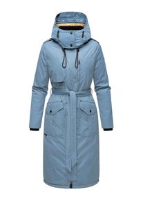 Navahoo Damen Wintermantel "Hokulanii", blau, casual, Gr. XXL, Obermaterial: 100% Polyester, Futter: 100% Polyester, Wattierung: 100% Polyester,